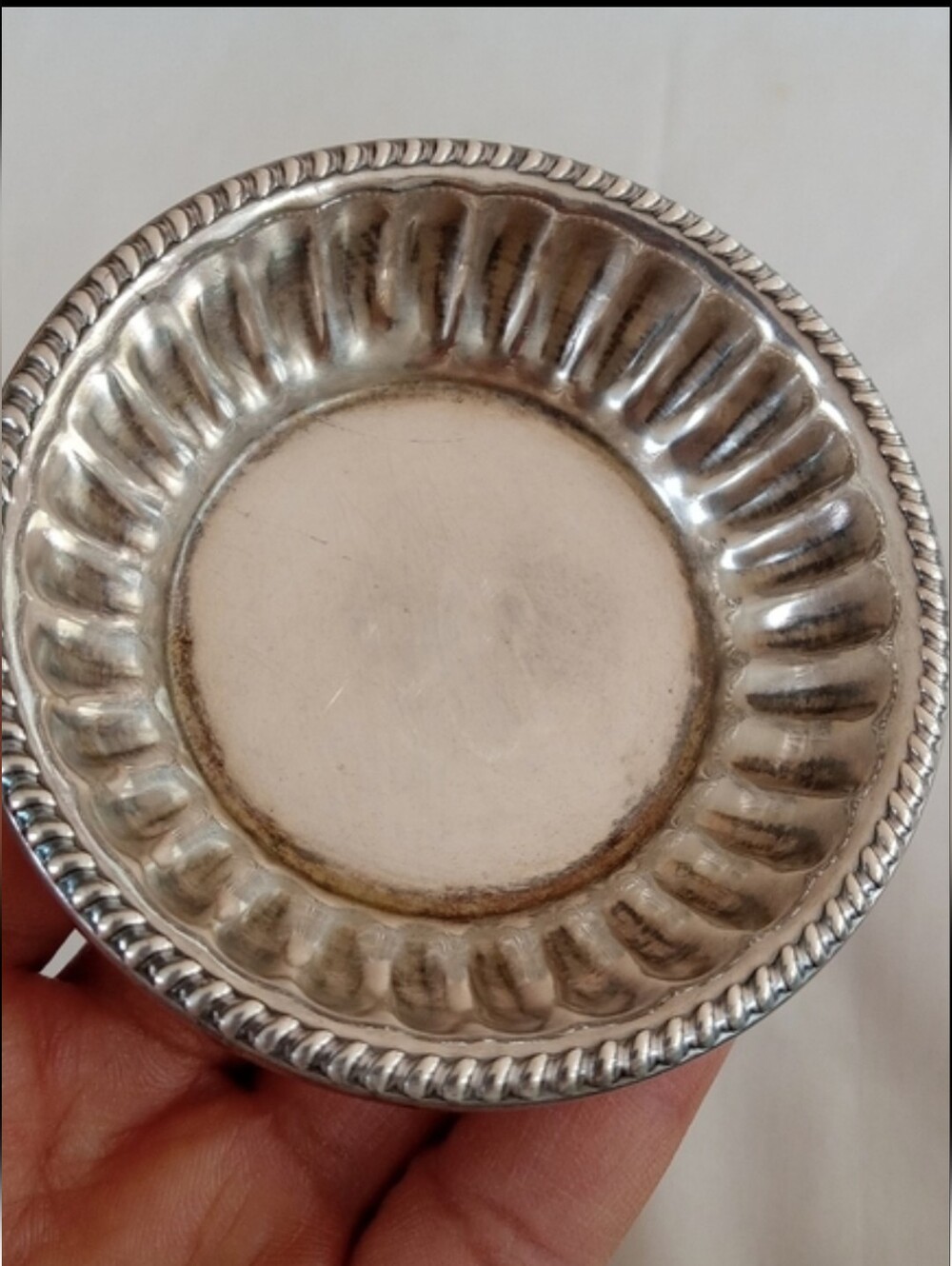 Antique Silver Cute Bowl.